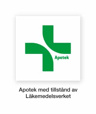 Den officiella apoteks symbolen