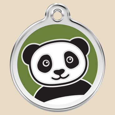 ID-bricka med panda som motiv
